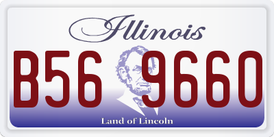 IL license plate B569660