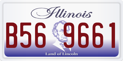 IL license plate B569661