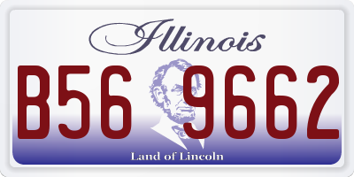IL license plate B569662