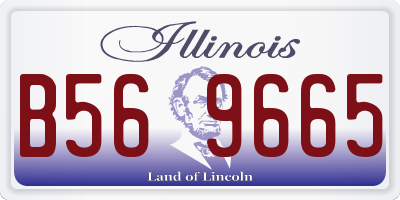 IL license plate B569665
