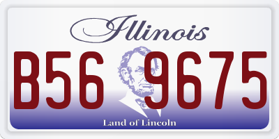 IL license plate B569675