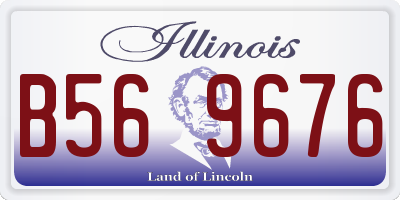IL license plate B569676