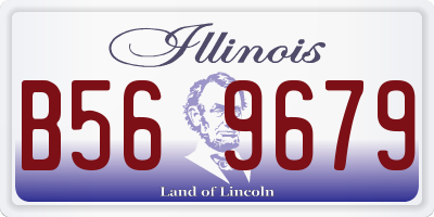 IL license plate B569679