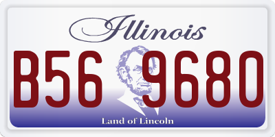 IL license plate B569680