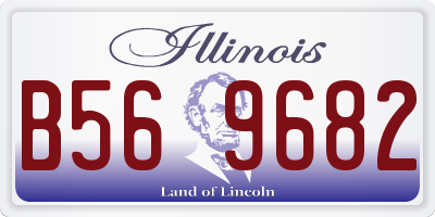 IL license plate B569682