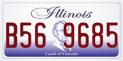 IL license plate B569685