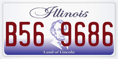 IL license plate B569686