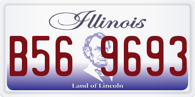 IL license plate B569693