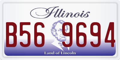IL license plate B569694