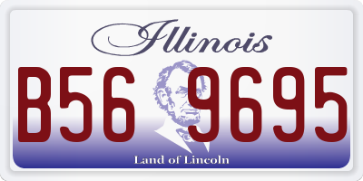 IL license plate B569695