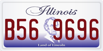 IL license plate B569696
