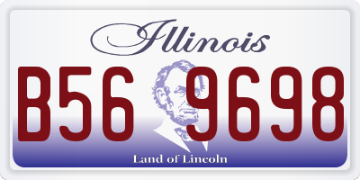 IL license plate B569698
