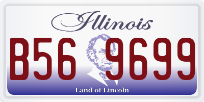 IL license plate B569699