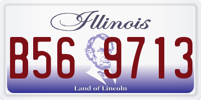 IL license plate B569713