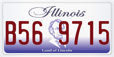 IL license plate B569715