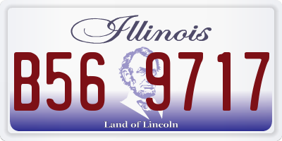 IL license plate B569717