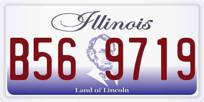 IL license plate B569719