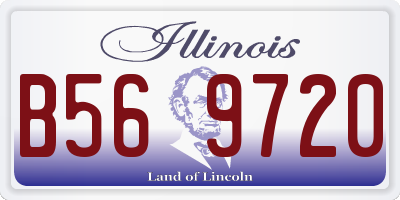IL license plate B569720