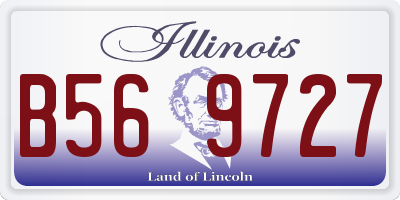 IL license plate B569727
