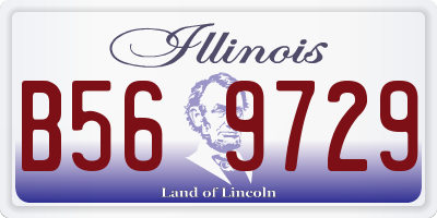 IL license plate B569729