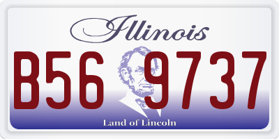 IL license plate B569737