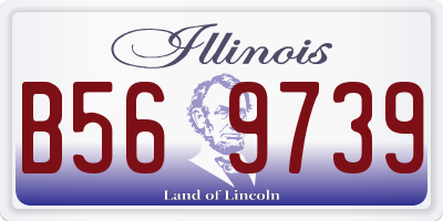 IL license plate B569739