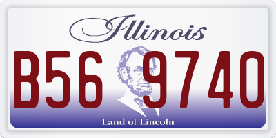 IL license plate B569740
