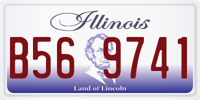 IL license plate B569741