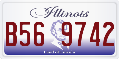 IL license plate B569742