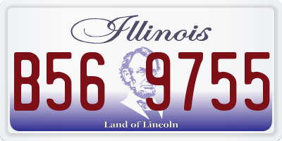 IL license plate B569755