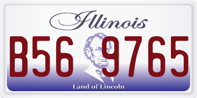 IL license plate B569765
