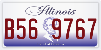 IL license plate B569767