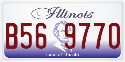 IL license plate B569770