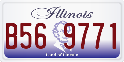 IL license plate B569771