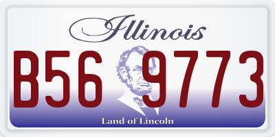 IL license plate B569773