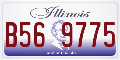 IL license plate B569775