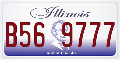 IL license plate B569777