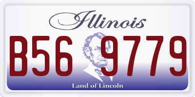 IL license plate B569779