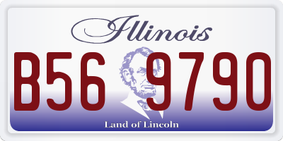 IL license plate B569790