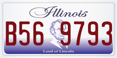 IL license plate B569793