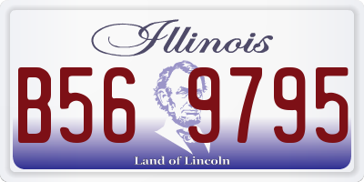 IL license plate B569795