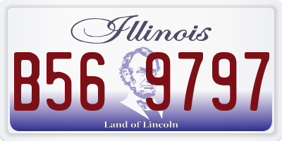 IL license plate B569797