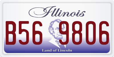 IL license plate B569806