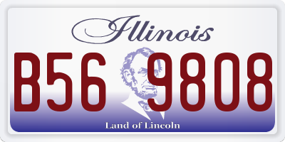 IL license plate B569808