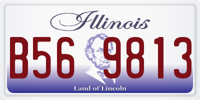 IL license plate B569813