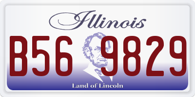 IL license plate B569829