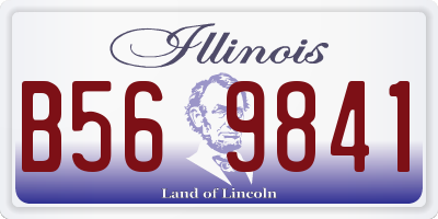 IL license plate B569841