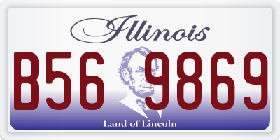 IL license plate B569869