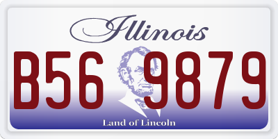 IL license plate B569879