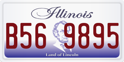 IL license plate B569895